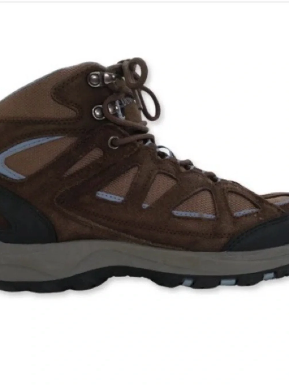 Women's Brown Lace-Up Ankle Hiking Booties